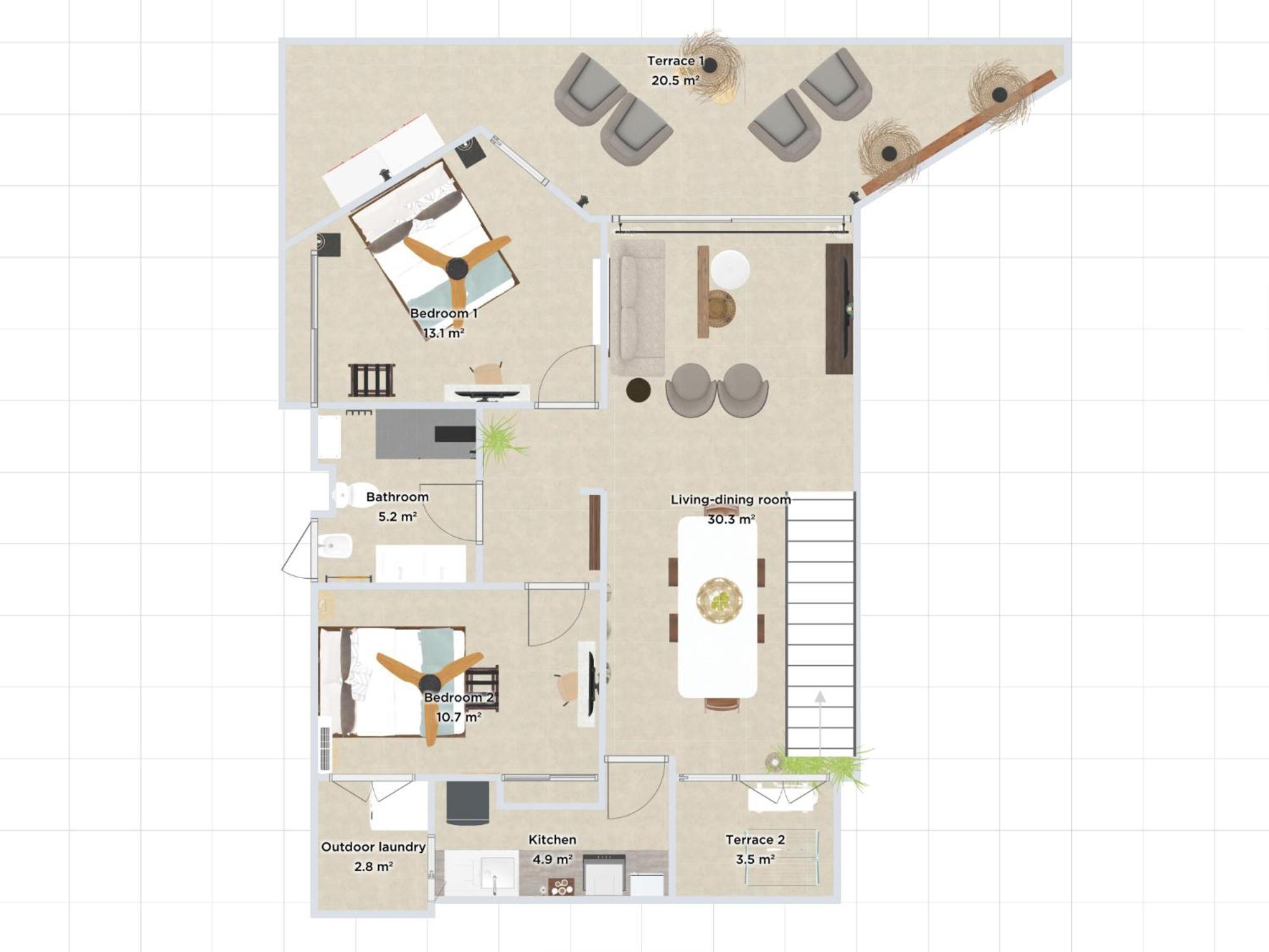 Apartamento Las Brisas La Venteta Eksteriør bilde